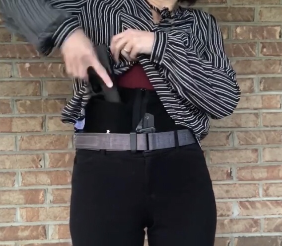 Stay prepared and stylish with Dene Adams corset holsters